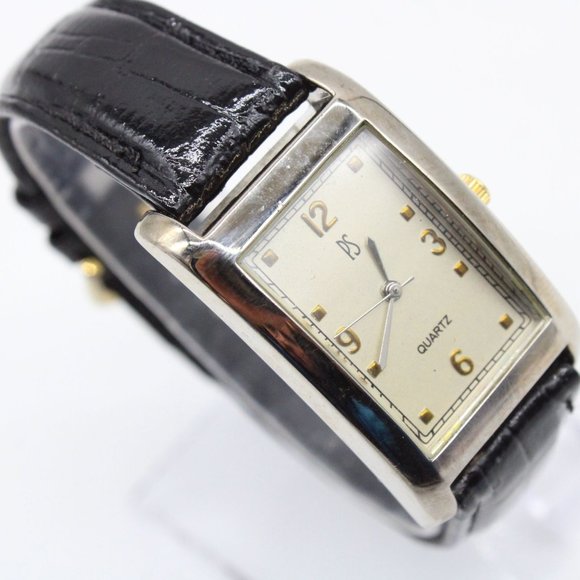Vintage Paul Sebastian PS Watch Womens SIlver Tone Steel Rectangular Dial 90s - Picture 4 of 8